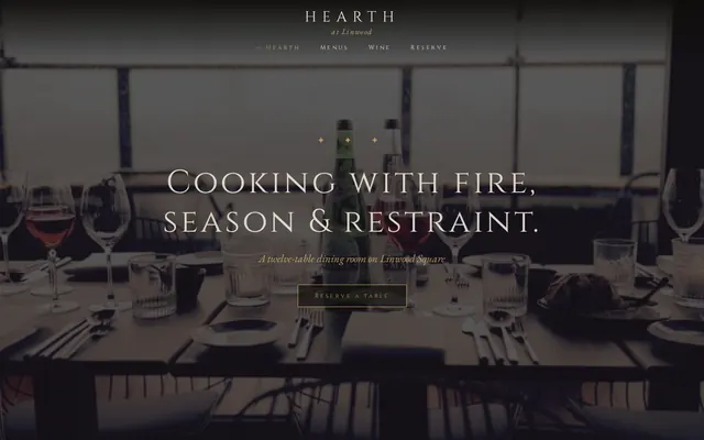 Hearth at Linwood sample design, screenshot 1